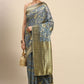 Contemporary Soft Cotton Grey Weaving Saree