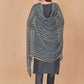 Salwar Suit Jacquard Organza Grey Lace Salwar Kameez