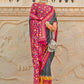 Classic Silk Grey Hand Work Saree
