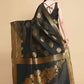 Contemporary Linen Grey Jacquard Work Saree