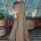 Trendy Saree Organza Grey Embroidered Saree