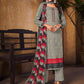 Salwar Suit Pashmina Grey Digital Print Salwar Kameez