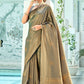 Classic Kanjivaram Silk Grey Woven Saree