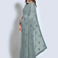 Trendy Saree Georgette Grey Sequins Saree