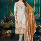 Straight Salwar Suit Muslin Grey Digital Print Salwar Kameez