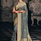 Classic Silk Tissue Grey Weaving Saree