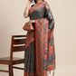 Contemporary Cotton Grey Woven Saree