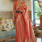 Bollywood Saree Handloom Silk Red Weaving Saree