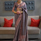 Classic Handloom Silk Grey Weaving Saree