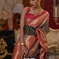 Contemporary Handloom Silk Multi Colour Weaving Saree