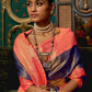 Traditional Saree Handloom Silk Blue Weaving Saree