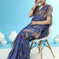 Trendy Saree Handloom Silk Blue Woven Saree
