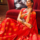 Classic Handloom Silk Multi Colour Weaving Saree