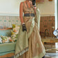 Trendy Saree Handloom Silk Beige Weaving Saree