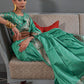 Trendy Saree Handloom Silk Green Weaving Saree