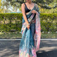Trendy Saree Organza Multi Colour Hand Work Saree