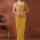 Trendy Saree Imported Mustard Hand Work Saree