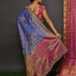 Classic Kanjivaram Silk Blue Hand Work Saree