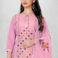 Salwar Suit Cotton Pink Hand Work Salwar Kameez