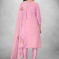 Salwar Suit Cotton Pink Hand Work Salwar Kameez