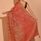 Silk Saree Kanchipuram Silk Red Embroidered Saree