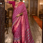 Contemporary Patola Silk Hot Pink Print Saree