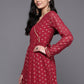 Designer Kurti Georgette Hot Pink Print Kurtis