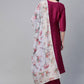 Salwar Suit Poly Silk Hot Pink Plain Salwar Kameez