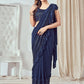 Classic Imported Blue Sequins Saree
