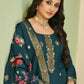 Salwar Suit Jacquard Pure Dola Viscose Green Diamond Salwar Kameez