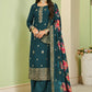 Salwar Suit Jacquard Pure Dola Viscose Green Diamond Salwar Kameez