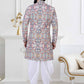 Indo Western Jacquard Multi Colour Fancy Work Mens