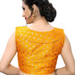 Blouse Jacquard Orange Weaving Blouse