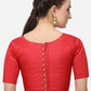 Blouse Jacquard Red Embroidered Blouse
