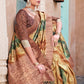 Classic Jacquard Silk Multi Colour Print Saree