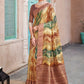 Classic Jacquard Silk Multi Colour Print Saree