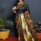 Classic Silk Black Jacquard Work Saree