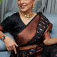 Trendy Saree Silk Black Jacquard Work Saree