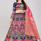 Lehenga Choli Banarasi Silk Jacquard Blue Jacquard Work Lehenga Choli