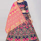 Lehenga Choli Banarasi Silk Jacquard Blue Jacquard Work Lehenga Choli