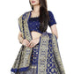 Lehenga Choli Banarasi Silk Jacquard Blue Jacquard Work Lehenga Choli