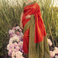 Trendy Saree Kanjivaram Silk Red Jacquard Work Saree