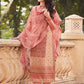 Bollywood Replica Salwar Kameez Viscose Peach Jacquard Work Salwar Kameez