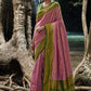 Contemporary Kanchipuram Silk Multi Colour Woven Saree