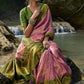 Contemporary Kanchipuram Silk Multi Colour Woven Saree