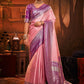 Trendy Saree Kanchipuram Silk Pink Weaving Saree