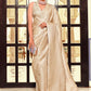 Classic Kanjivaram Silk Beige Woven Saree