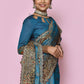 Classic Kanjivaram Silk Blue Hand Work Saree