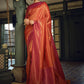 Classic Kanjivaram Silk Red Weaving Saree