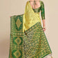 Contemporary Kanjivaram Silk Green Zari Saree
